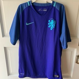 Authentic Nike Netherlands KNVB Soccer Jersey 2016